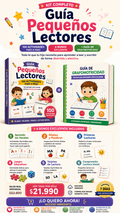 Guia Pequeños Lectores + 6 Bonos + Guia de Grafomotricidad